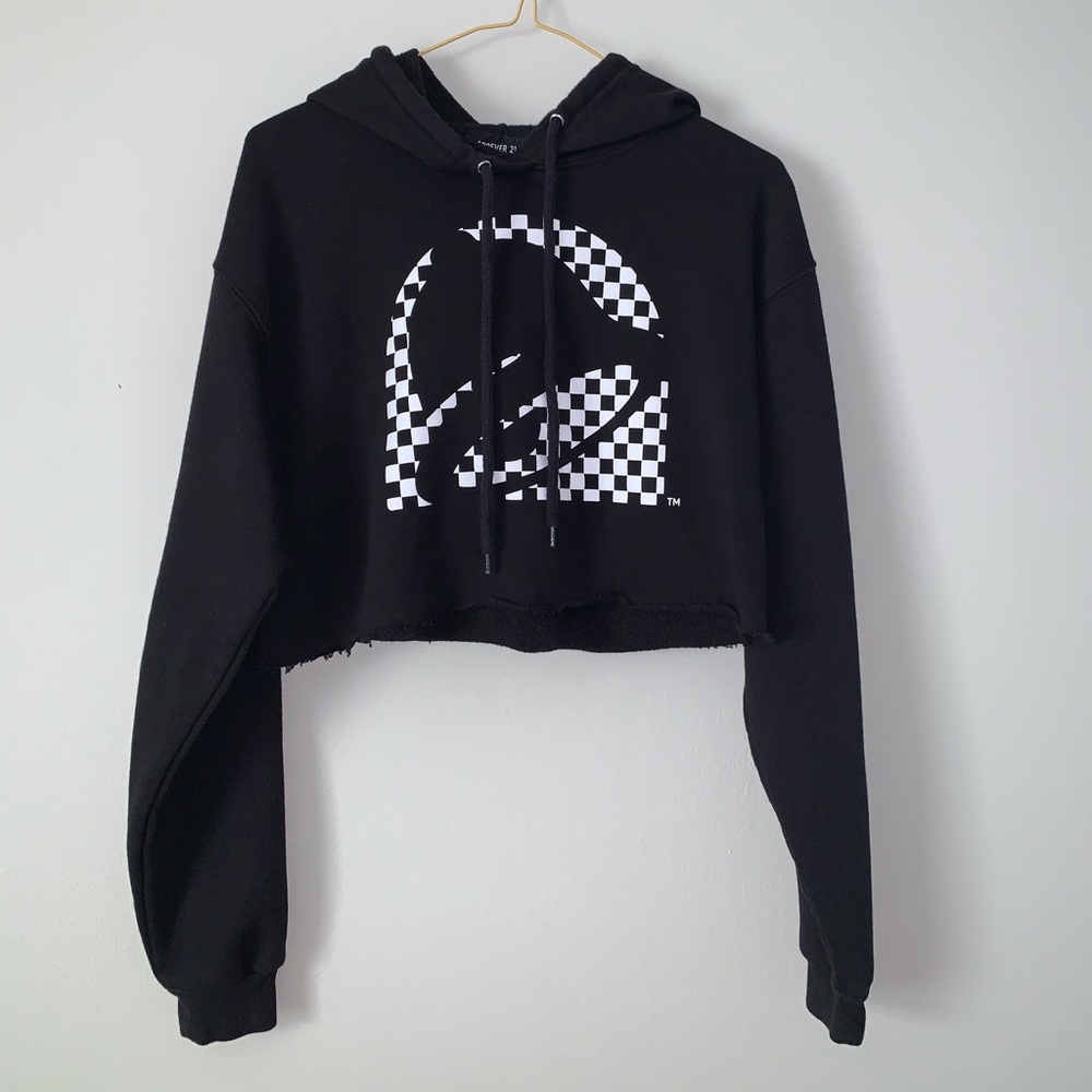 Forever 21 x Taco Bell Cropped Hoodie
